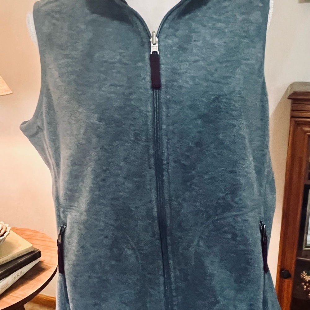 Eddie Bauer Blue Fleece Vest